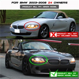 SPYDER Spyder BMW Z4 03-08 Projector Headlights Xenon/HID Model Only - LED Halo Black PRO-YD-BMWZ403-HID-BK - Lights