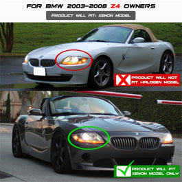 SPYDER Spyder BMW Z4 03-08 Projector Headlights Xenon/HID Model Only - LED Halo Black PRO-YD-BMWZ403-HID-BK - Lights