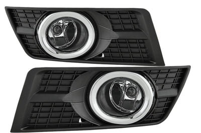SPYDER Spyder Cadillac SRX 2010-2015 OEM Style Fog Lights W/Universal Switch Clear FL-CASRX10-C