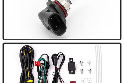 SPYDER Spyder Cadillac SRX 2010-2015 OEM Style Fog Lights W/Universal Switch Clear FL-CASRX10-C