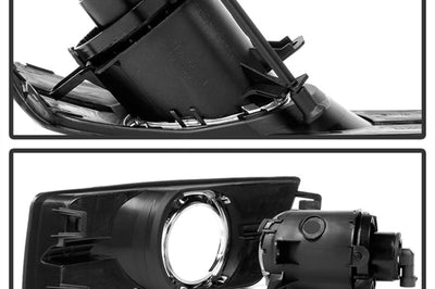 SPYDER Spyder Cadillac SRX 2010-2015 OEM Style Fog Lights W/Universal Switch Clear FL-CASRX10-C