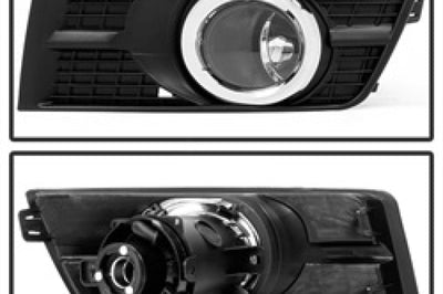 SPYDER Spyder Cadillac SRX 2010-2015 OEM Style Fog Lights W/Universal Switch Clear FL-CASRX10-C