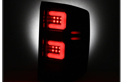 SPYDER Spyder Chevy 1500 14-16 Light Bar LED Tail Lights All Blk ALT-YD-CS14-LBLED-BKV2