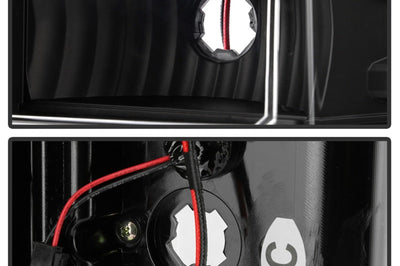 SPYDER Spyder Chevy 1500 14-16 Light Bar LED Tail Lights All Blk ALT-YD-CS14-LBLED-BKV2