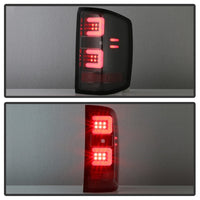SPYDER Spyder Chevy 1500 14-16 Light Bar LED Tail Lights All Blk ALT-YD-CS14-LBLED-BKV2