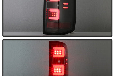 SPYDER Spyder Chevy 1500 14-16 Light Bar LED Tail Lights All Blk ALT-YD-CS14-LBLED-BKV2