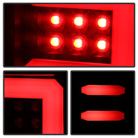 SPYDER Spyder Chevy 1500 14-16 Light Bar LED Tail Lights All Blk ALT-YD-CS14-LBLED-BKV2