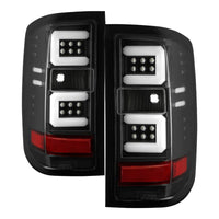 SPYDER Spyder Chevy 1500 14-16 Light Bar LED Tail Lights All Blk ALT-YD-CS14-LBLED-BKV2