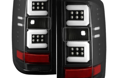 SPYDER Spyder Chevy 1500 14-16 Light Bar LED Tail Lights All Blk ALT-YD-CS14-LBLED-BKV2
