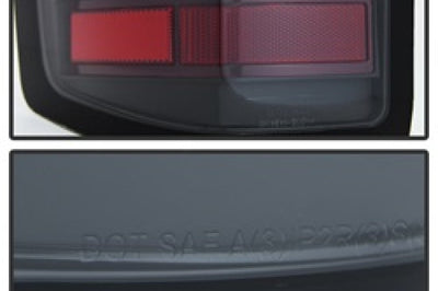 SPYDER Spyder Chevy 1500 14-16 Light Bar LED Tail Lights Blk ALT-YD-CS14-LBLED-BK