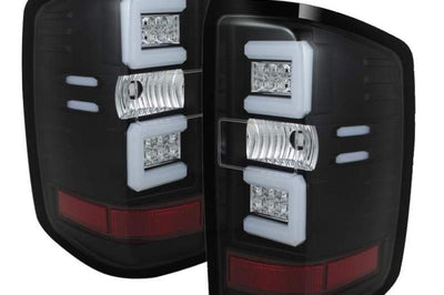 SPYDER Spyder Chevy 1500 14-16 Light Bar LED Tail Lights Blk ALT-YD-CS14-LBLED-BK