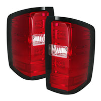 SPYDER Spyder Chevy 1500 14-16 Light Bar LED Tail Lights Red Clear ALT-YD-CS14-LBLED-RC