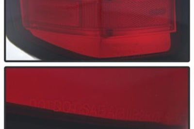 SPYDER Spyder Chevy 1500 14-16 Light Bar LED Tail Lights Red Clear ALT-YD-CS14-LBLED-RC
