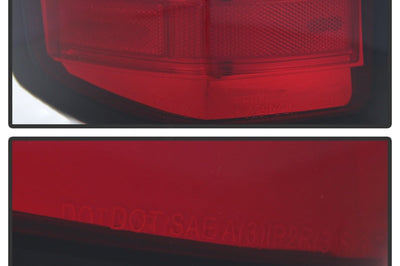 SPYDER Spyder Chevy 1500 14-16 Light Bar LED Tail Lights Red Clear ALT-YD-CS14-LBLED-RC
