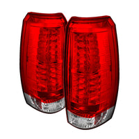 SPYDER Spyder Chevy Avalanche 07-13 LED Tail Lights Red Clear ALT-YD-CAV07-LED-RC