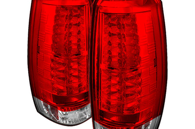 SPYDER Spyder Chevy Avalanche 07-13 LED Tail Lights Red Clear ALT-YD-CAV07-LED-RC