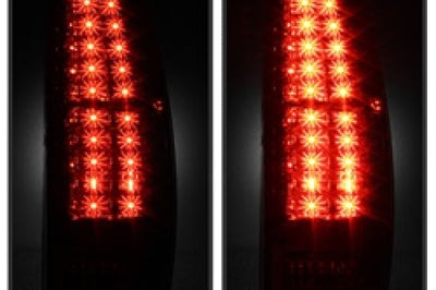 SPYDER Spyder Chevy Avalanche 07-13 LED Tail Lights Red Clear ALT-YD-CAV07-LED-RC
