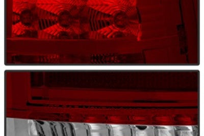 SPYDER Spyder Chevy Avalanche 07-13 LED Tail Lights Red Clear ALT-YD-CAV07-LED-RC