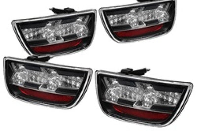 SPYDER Spyder Chevy Camaro 10-13 LED Tail Lights Black ALT-YD-CCAM2010-LED-BK