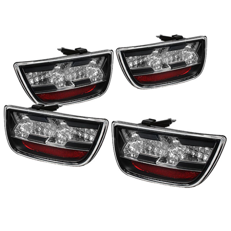 SPYDER Spyder Chevy Camaro 10-13 LED Tail Lights Black ALT-YD-CCAM2010-LED-BK