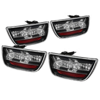 SPYDER Spyder Chevy Camaro 10-13 LED Tail Lights Black ALT-YD-CCAM2010-LED-BK