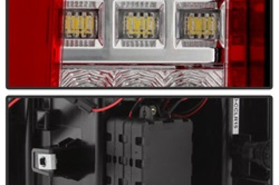 SPYDER Spyder Chevy Colorado 2015-2017 Light Bar LED Tail Lights - Red Clear ALT-YD-CCO15-LED-RC