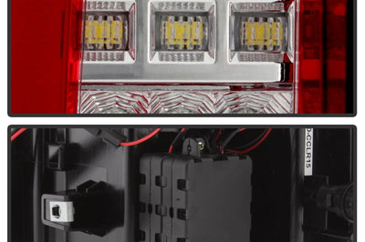 SPYDER Spyder Chevy Colorado 2015-2017 Light Bar LED Tail Lights - Red Clear ALT-YD-CCO15-LED-RC