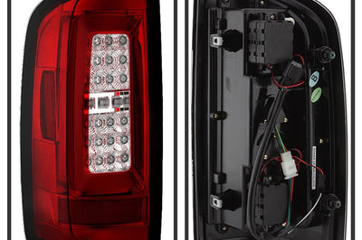 SPYDER Spyder Chevy Colorado 2015-2017 Light Bar LED Tail Lights - Red Clear ALT-YD-CCO15-LED-RC