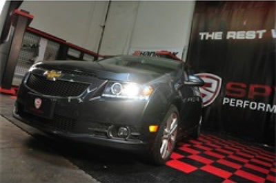 SPYDER Spyder Chevy Cruze 11-14 Projector Headlights LED Halo -DRL Blk High H1 Low H7 PRO-YD-CCRZ11-DRL-BK - Lights
