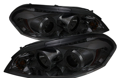 SPYDER Spyder Chevy Impala 06-13 Projector Headlights LED Halo Smke PRO-YD-CHIP06-HL-SM - Lights