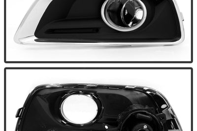 SPYDER Spyder Chevy Malibu 2012-2015 OEM Fog Light W/Universal Switch- Clear FL-CMA2012-C - Lights