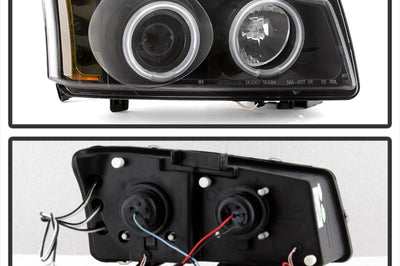 SPYDER Spyder Chevy Silverado 1500 03-06 Projector HeadlightsCCFLHalo LED Blk High H1 PRO-YD-CS03-CCFL-BK - Lights