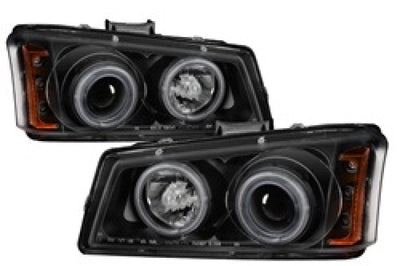 SPYDER Spyder Chevy Silverado 1500 03-06 Projector HeadlightsCCFLHalo LED Blk High H1 PRO-YD-CS03-CCFL-BK - Lights