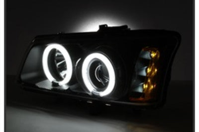 SPYDER Spyder Chevy Silverado 1500 03-06 Projector HeadlightsCCFLHalo LED Blk High H1 PRO-YD-CS03-CCFL-BK - Lights