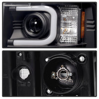 SPYDER Spyder Chevy Silverado 2014-16 2500 HD Projector Headlights Light Bar DRL Blk PRO-YD-CSHD14-LBDRL-BK - Lights