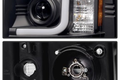 SPYDER Spyder Chevy Silverado 2014-16 2500 HD Projector Headlights Light Bar DRL Blk PRO-YD-CSHD14-LBDRL-BK - Lights