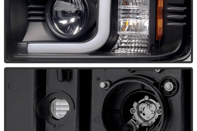 SPYDER Spyder Chevy Silverado 2014-16 2500 HD Projector Headlights Light Bar DRL Blk PRO-YD-CSHD14-LBDRL-BK - Lights