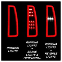 SPYDER Spyder Chevy Tahoe / Suburban 15-17 LED Tail Lights - Black Smoke (ALT-YD-CTA15-LED-BSM)