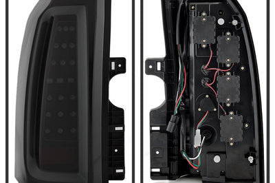 SPYDER Spyder Chevy Tahoe / Suburban 15-17 LED Tail Lights - Black Smoke (ALT-YD-CTA15-LED-BSM)