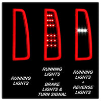 SPYDER Spyder Chevy Tahoe / Suburban 15-17 LED Tail Lights - Black Smoke (ALT-YD-CTA15-LED-BSM)