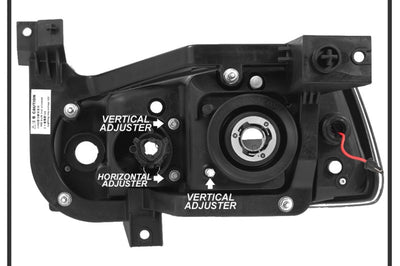 SPYDER Spyder Dodge Charger 06-10 Projector Headlights - LED Light Bar - Black PRO-YD-DCH05V2-LB-BK - Lights