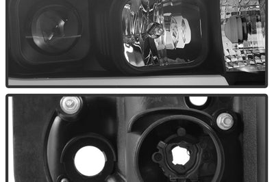 SPYDER Spyder Dodge Charger 06-10 Projector Headlights - LED Light Bar - Black PRO-YD-DCH05V2-LB-BK - Lights