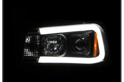 SPYDER Spyder Dodge Charger 06-10 Projector Headlights - LED Light Bar - Black PRO-YD-DCH05V2-LB-BK - Lights