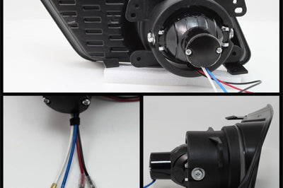 SPYDER Spyder Dodge Charger 2011-2014 Halo Projector Fog Lights w/Switch Clear FL-P-DCH2011-C