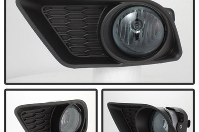 SPYDER Spyder Dodge Charger 2011-2014 OEM Style Fog Lights W/Switch- Smoke FL-DCH2011-SM