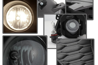 SPYDER Spyder Dodge Charger 2011-2014 OEM Style Fog Lights W/Switch- Smoke FL-DCH2011-SM