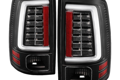 SPYDER Spyder Dodge Ram 09-18 LED Tail Lights - All Black ALT-YD-DRAM09V2-LED-BKV2 (Incandescent Only)