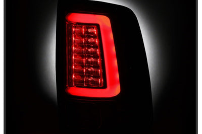 SPYDER Spyder Dodge Ram 09-18 LED Tail Lights - All Black ALT-YD-DRAM09V2-LED-BKV2 (Incandescent Only)