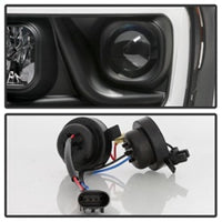 SPYDER Spyder Dodge Ram 1500 06-08 V2 Projector Headlights - Light Bar DRL - Black (PRO-YD-DR06V2-LB-BK) - Lights