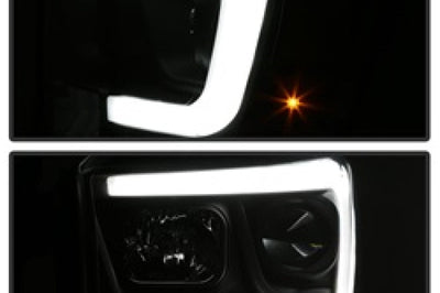 SPYDER Spyder Dodge Ram 1500 06-08 V2 Projector Headlights - Light Bar DRL - Black (PRO-YD-DR06V2-LB-BK) - Lights